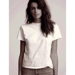 Karla x Hanes Classic White T-shirt (Kaia Gerber)